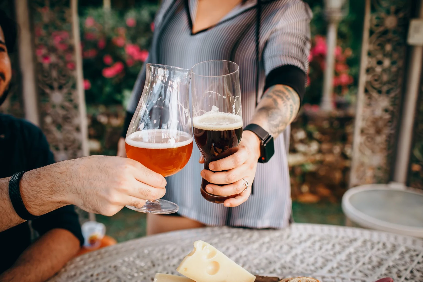 Juego de copas para cerveza